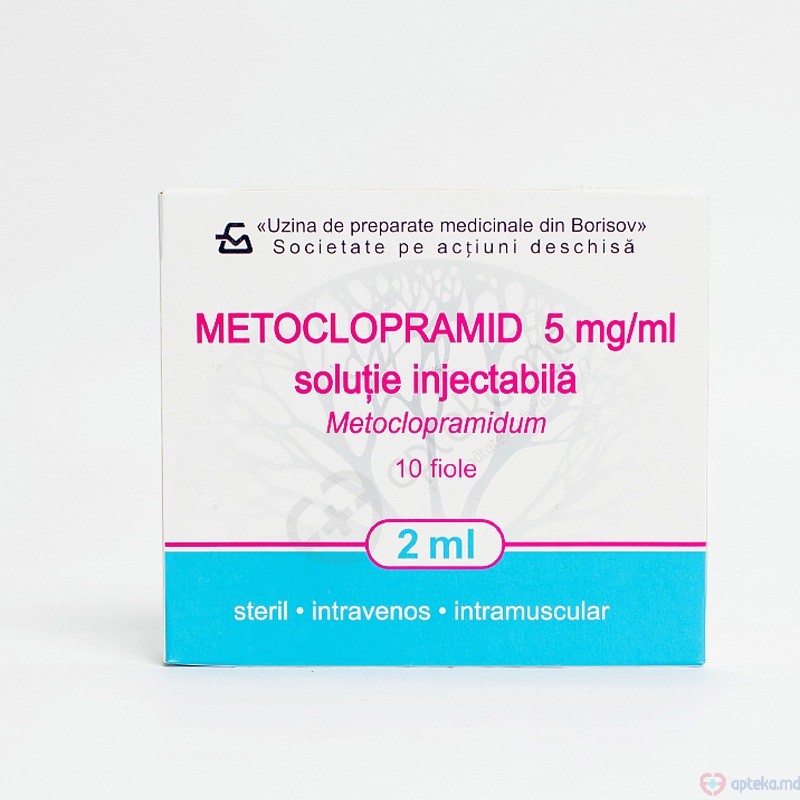 Metoclopramid sol. inj. 5 mg/ml 2 ml N10