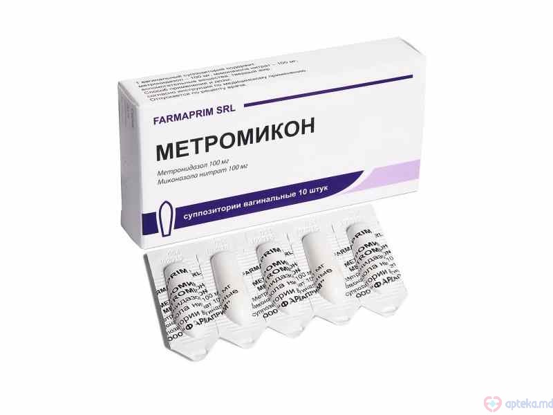 Метромикон, капс ваг мягк 100/100мг, N5x2