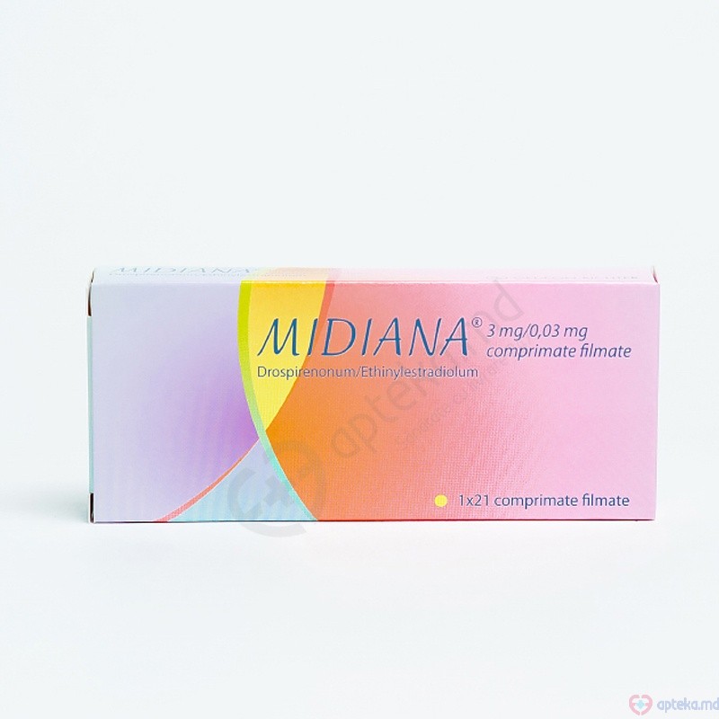 Midiana 3 mg/0,03 mg comp. film. 3 mg + 0,03 mg N21