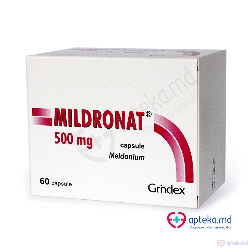 Mildronat caps. 500 mg N10x6