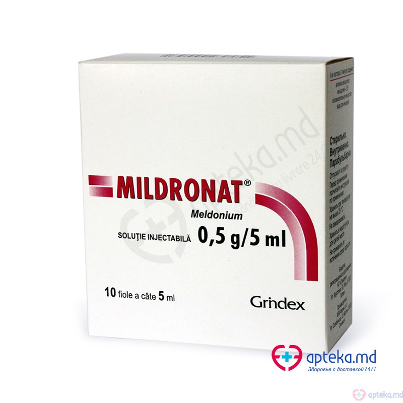 Mildronat sol. inj. 0,5 g/5 ml N5x2