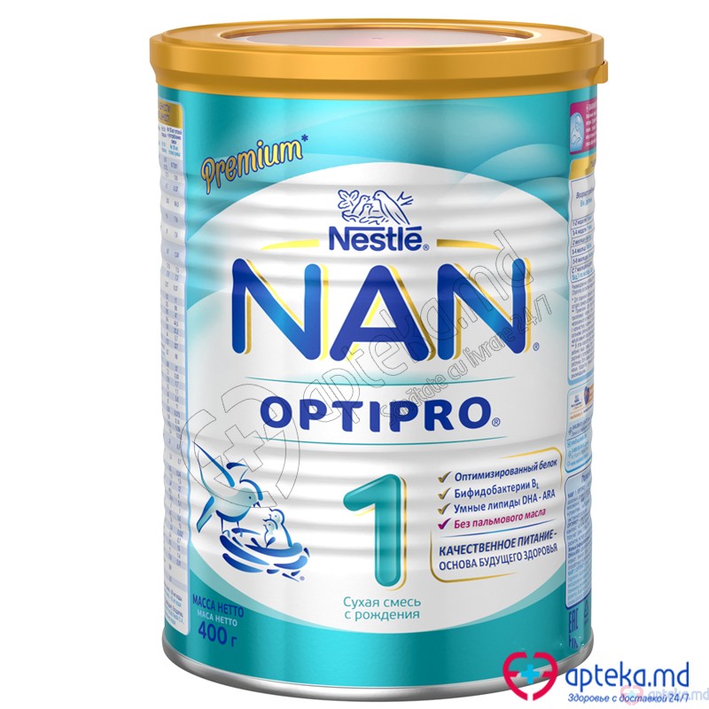 Mincare p/u copii "Nestle" NAN 1 Premium OPTIPRO 400g