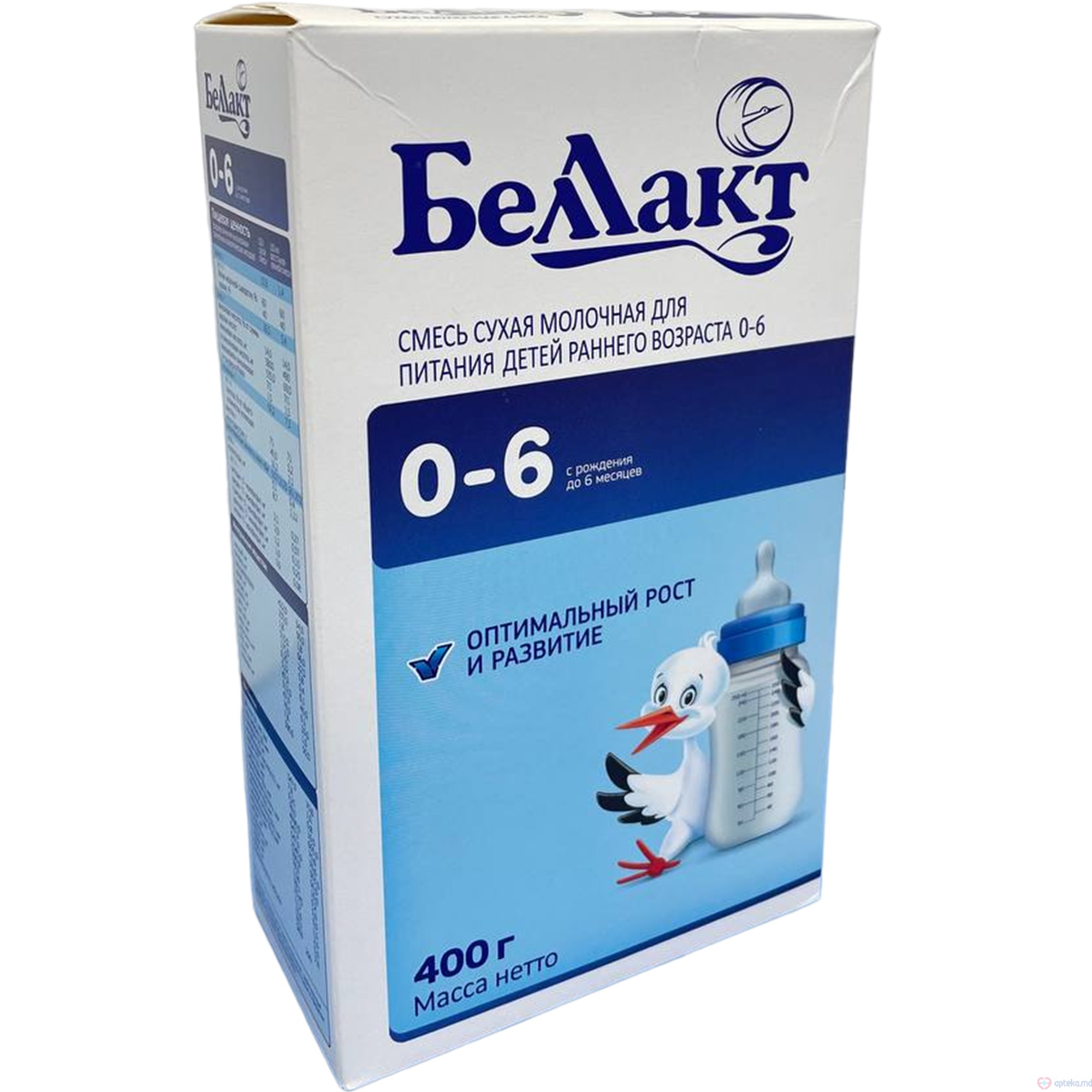 Mincare p/u copii "Беллакт" 0-6 (сух. молочная смесь) 400g