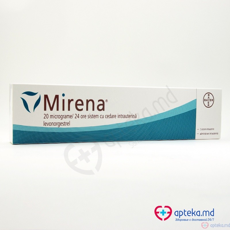 Mirena sistem cu cedare intrauterina 52 mg (20 mcg/24 ore) N1