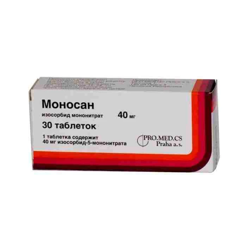 Моносан, таб 40мг, N10x3 Моносан, таб 40мг, N10x3