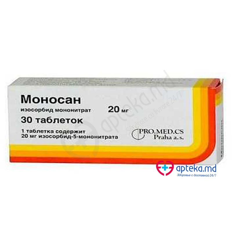 Моносан, таб 20мг, N10x3 Моносан, таб 20мг, N10x3