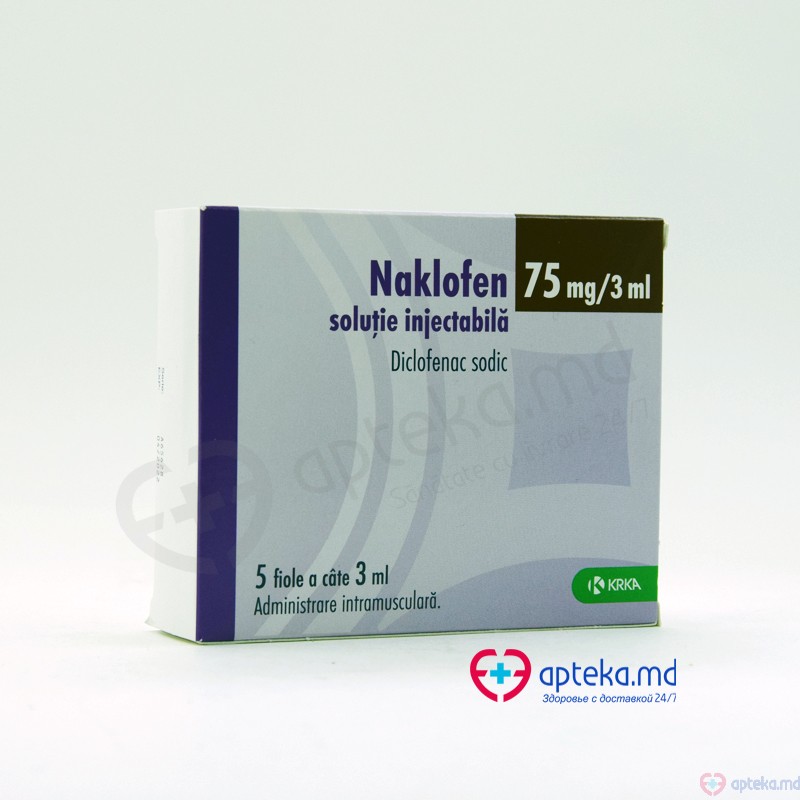 Naklofen sol. inj. 75 mg/3 ml N5