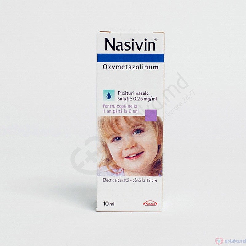 Nasivin pic. naz., sol. 0,025% 10ml N1