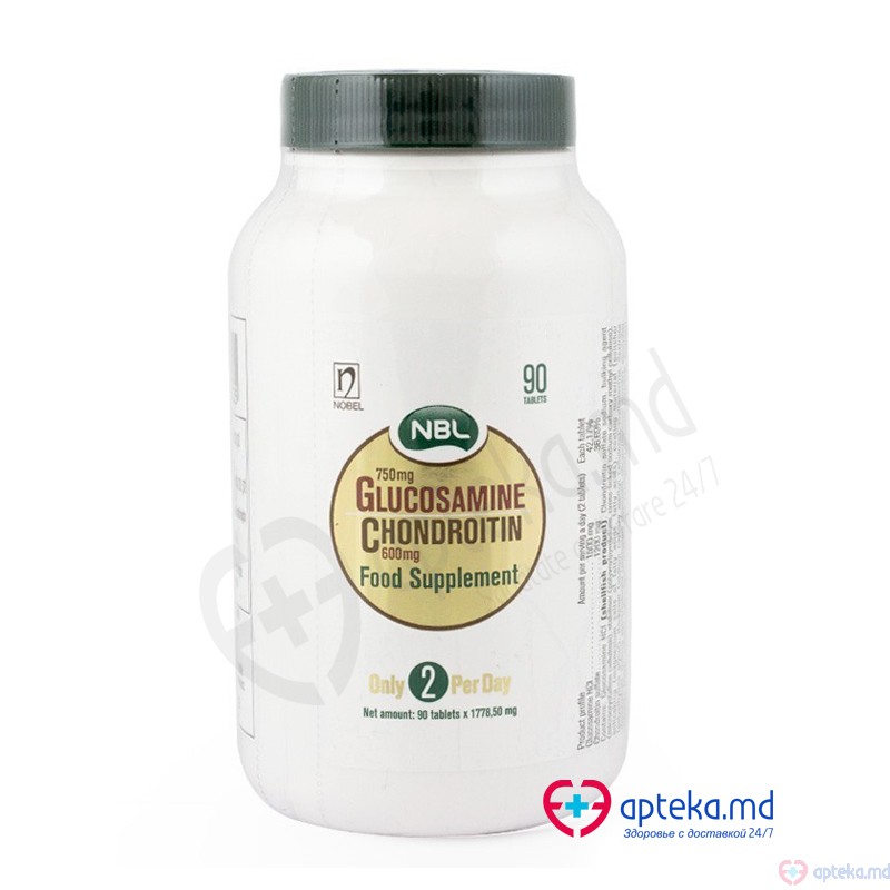 NBL Glucosamine750mg+Chondroitin 600mg comp. film. N90