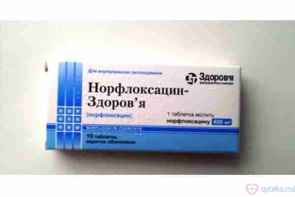 Norfloxacin-Zdorovie comp. film. 400 mg N10