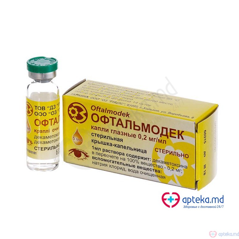 Oftalmodek pic. oft., sol. 0,2 mg/ml 5 ml N1