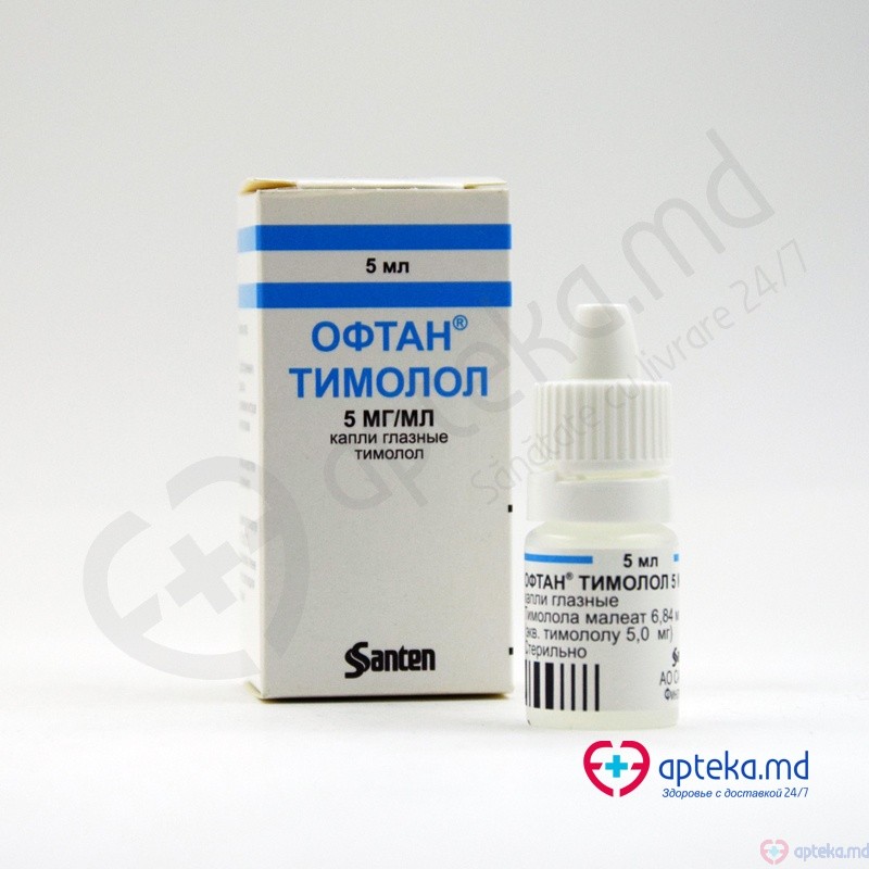 Oftan Timolol pic. oft., sol. 5 mg/ml 5 ml N1