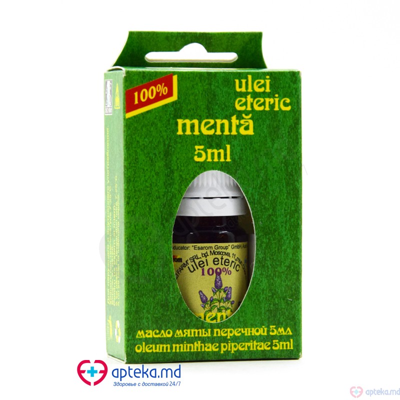 Ol. Menthae100% 5ml (масло мяты)