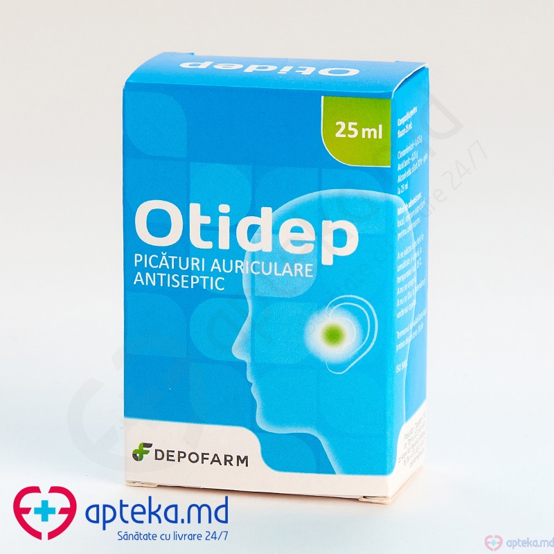 Otidep pic.auriculare antiseptics 0,05% 25 ml