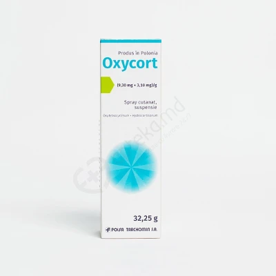 Оксикорт, аэрозоль д/наруж прим 3.10мг/9.30мг/г, 32.25 г Оксикорт, аэрозоль д/наруж прим 3.10мг/9.30мг/г, 32.25 г
