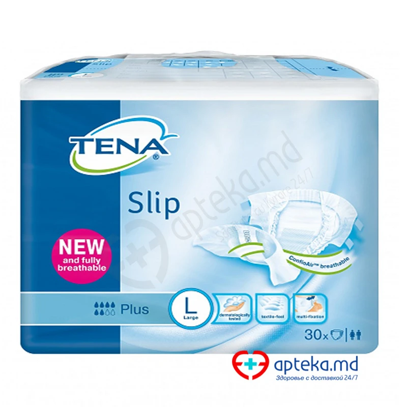 Подгузники для взрослых Tena Slip Plus Large N30 Подгузники для взрослых Tena Slip Plus Large N30