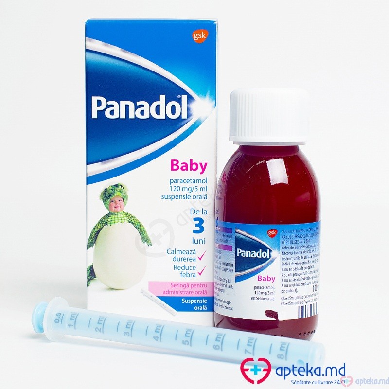 Panadol Baby susp. orala 120 mg/5 ml 100 ml N1