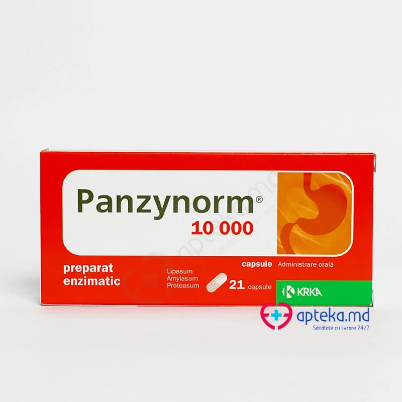 Панзинорм 10000, капс 10000/7200/400МЕ, N7x3 Панзинорм 10000, капс 10000/7200/400МЕ, N7x3