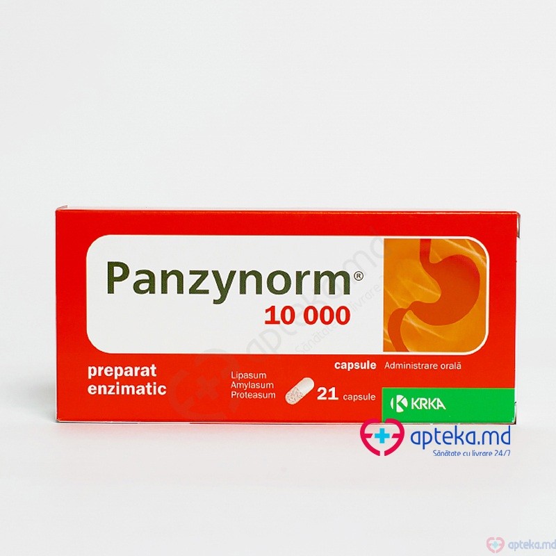 Panzynorm 10 000 caps. 10000 UA + 7200 UA + 400 UA N7x3