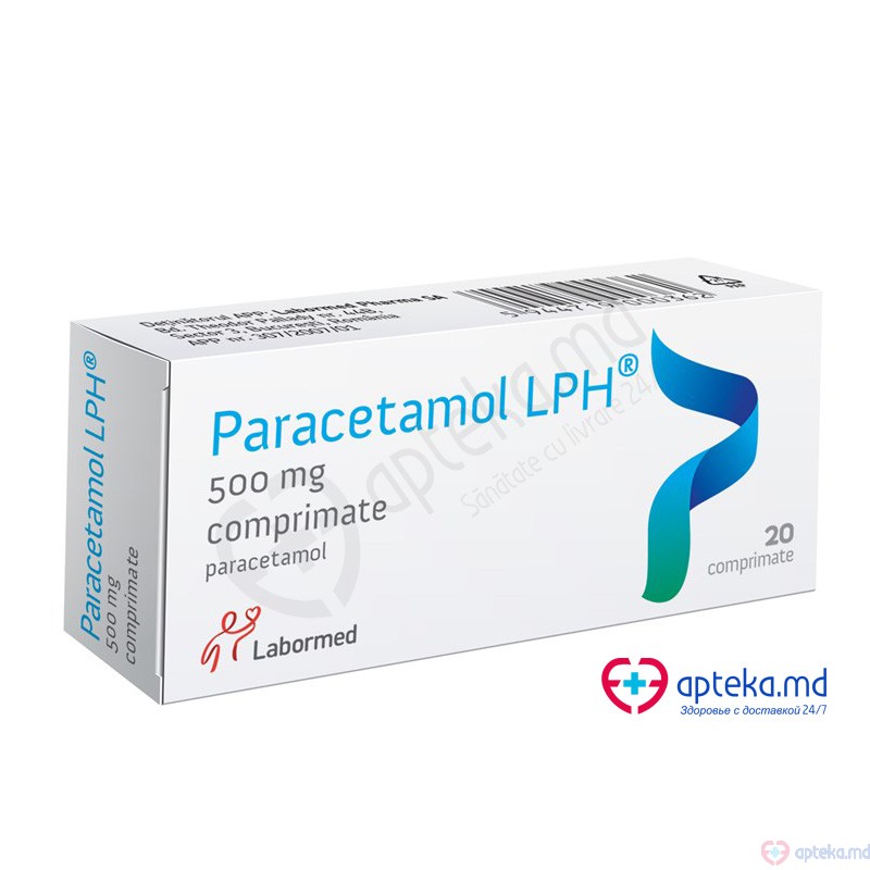 Paracetamol LPH 500 mg comp. 500 mg N10x2