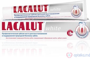 Pasta de dinti "LACALUT"  White 50ml ( inalbirea dintiilor)