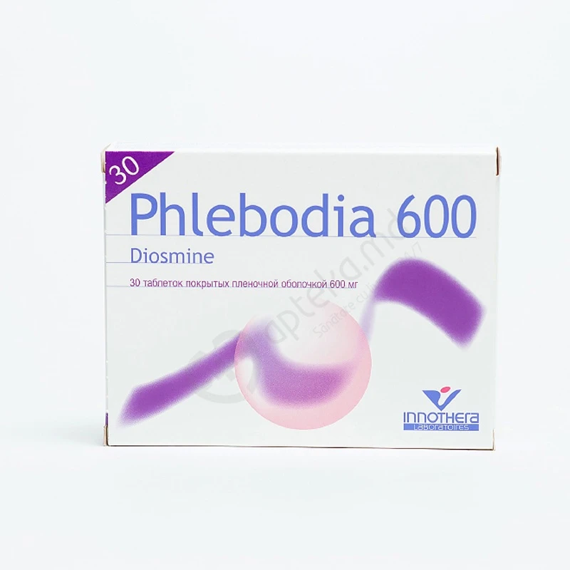 Флебодиа 600, таб п/о 600мг, N15x2 Флебодиа 600, таб п/о 600мг, N15x2