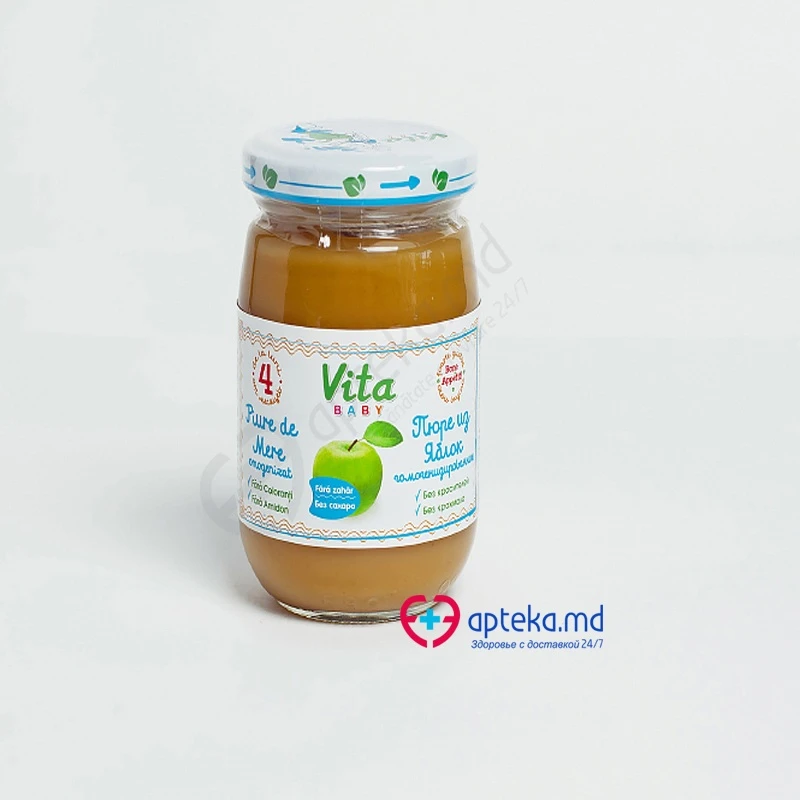 Пюре "Orhei-Vit" яблоко 180 г Пюре "Orhei-Vit" яблоко 180 г