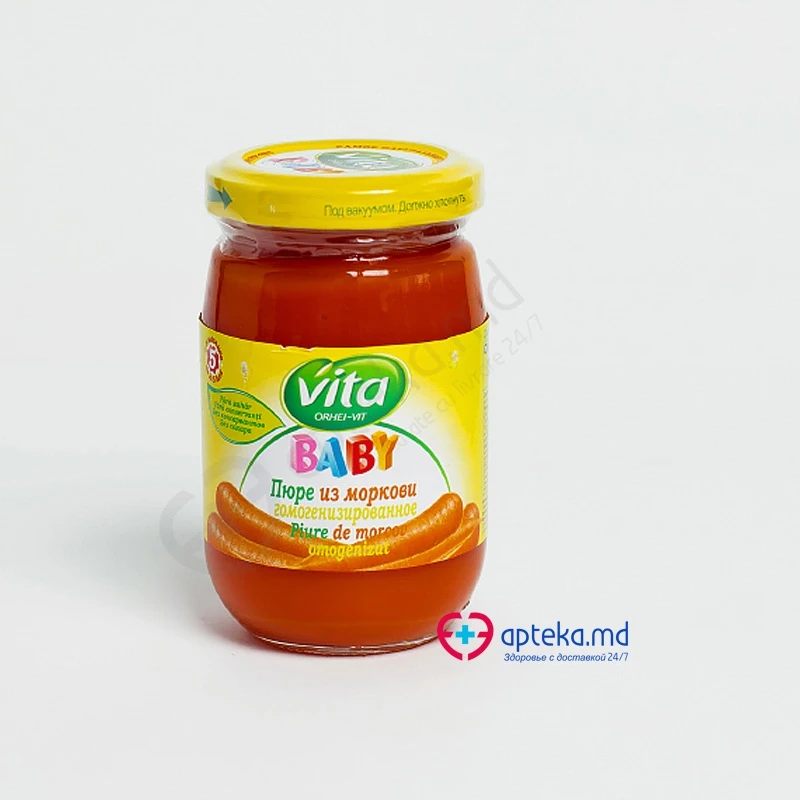 Пюре "Orhei - Vit" морковь 180 г Пюре "Orhei - Vit" морковь 180 г
