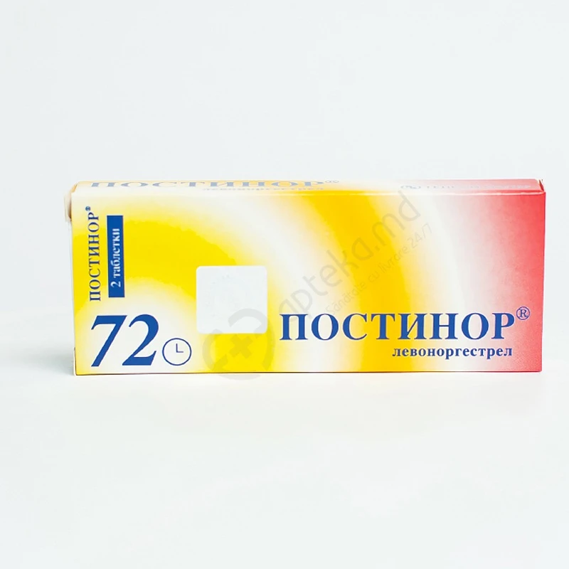 Постинор, таб 0.75мг, N2 Постинор, таб 0.75мг, N2