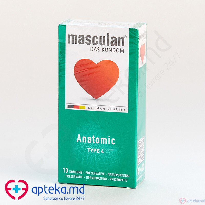 Презервативы Masculan type 4 Anatomic, N10