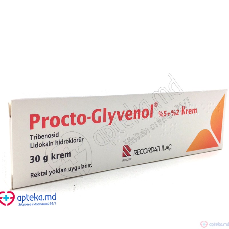 Procto-Glyvenol crema rect. 50 mg + 20 mg/g 30 g N1