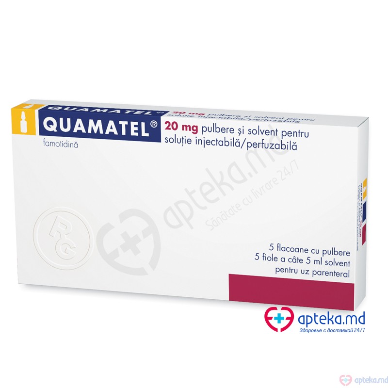 Quamatel liof.+solv./sol. inj. 20 mg N5 + 5 ml N5