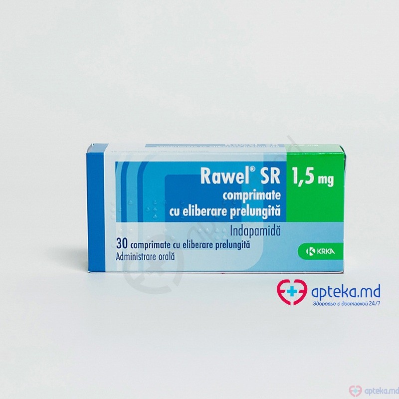 Rawel SR 1,5 mg comp. film. elib. prel. 1,5 mg N10x3