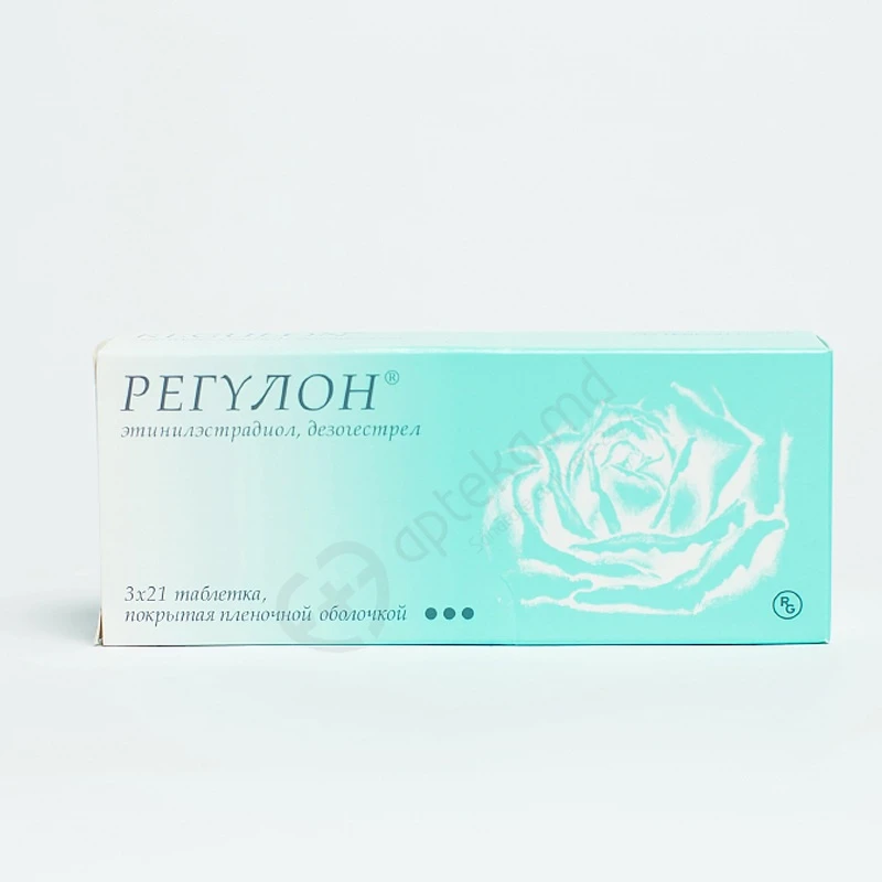 Регулон, таб п/о 0.15/0.03мг, N21x3 Регулон, таб п/о 0.15/0.03мг, N21x3