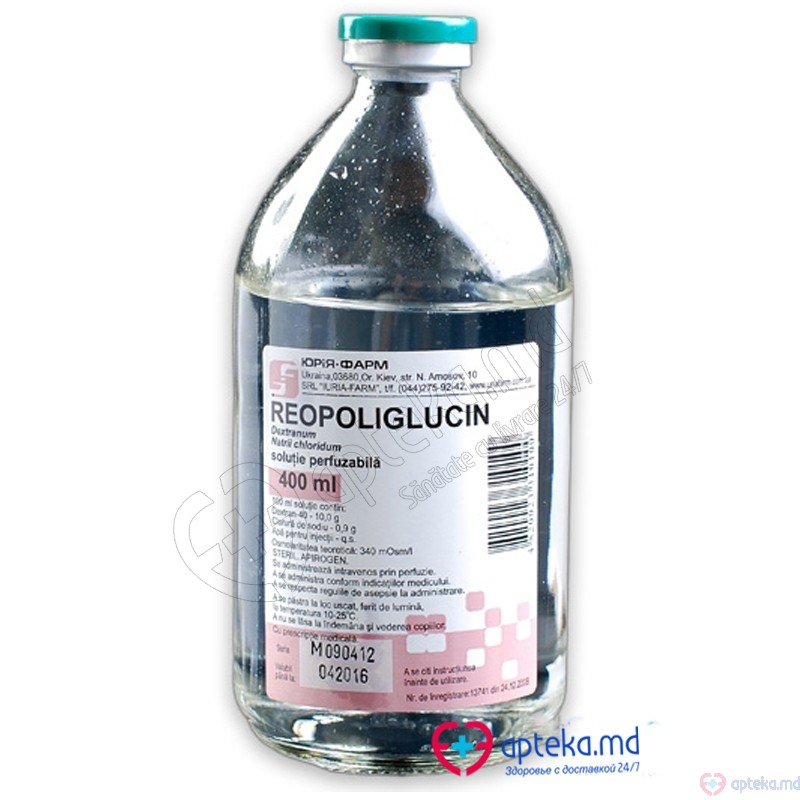 Reopoliglucin sol. perf. 10% 400 ml N1