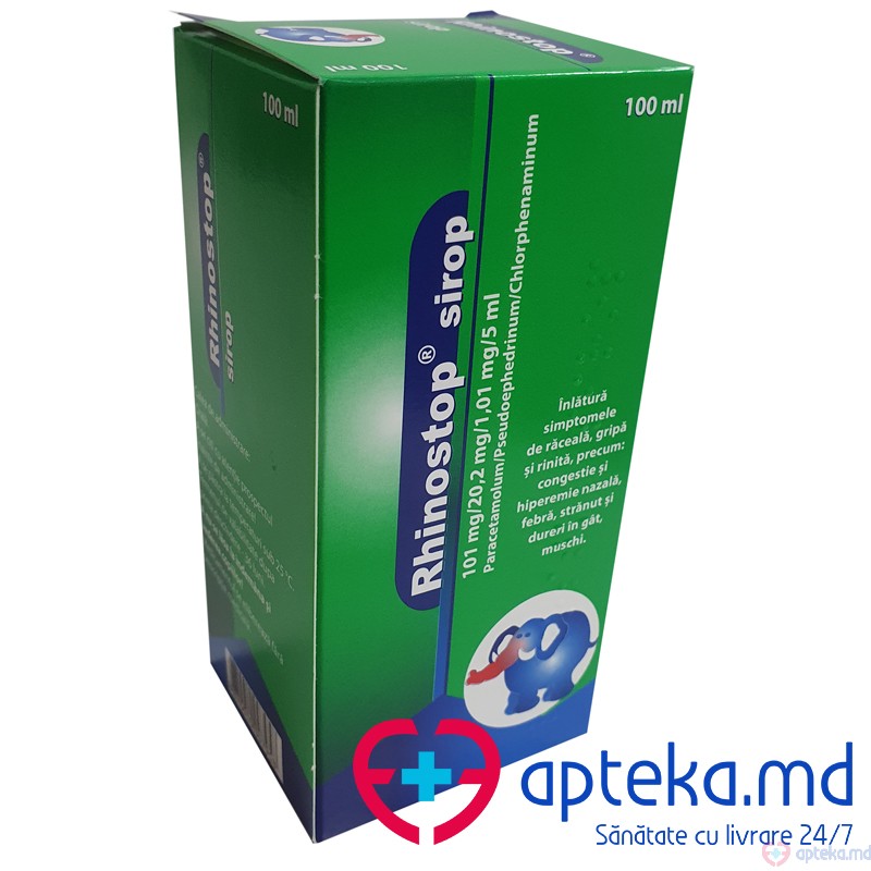 Rhinostop sirop 101 mg + 20,2 mg + 1,01 mg/5 ml 100 ml N1