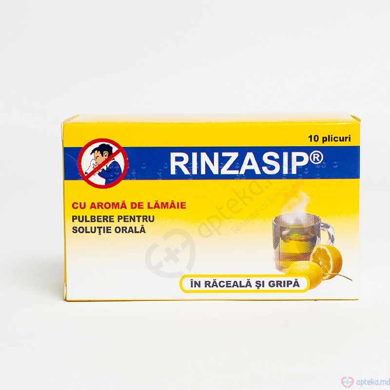 Rinzasip cu aroma de lamaie pulb./sol. orala 5 g N10