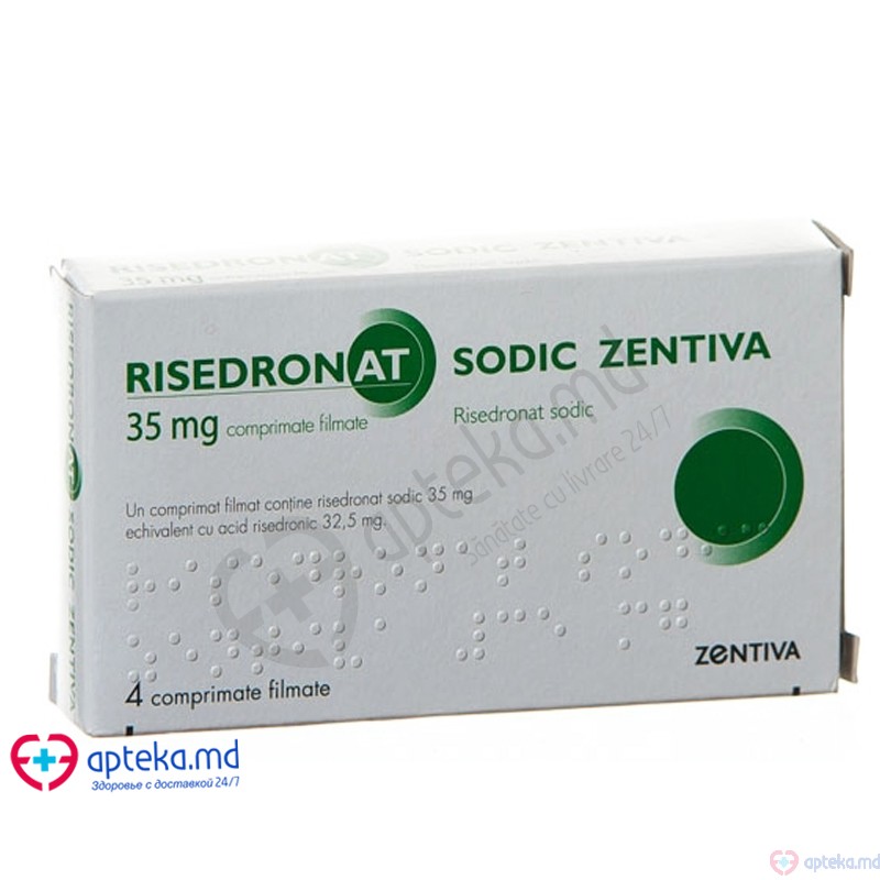 Risedronat sodic Zentiva 35 mg comp. film. 35 mg N4