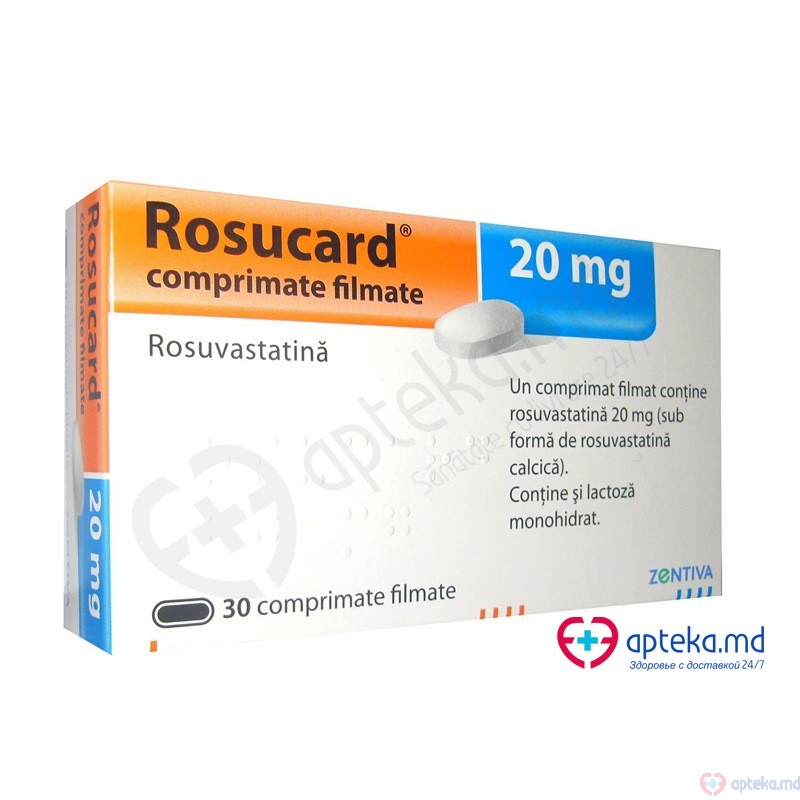 Rosucard 20 mg comp. film. 20 mg N10x3