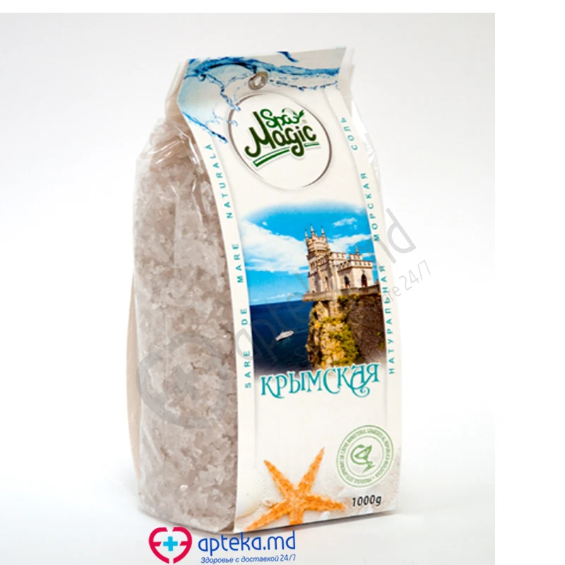 Соль морская MAGIC SPA Крымская 1 кг (пакет) Соль морская MAGIC SPA Крымская 1 кг (пакет)