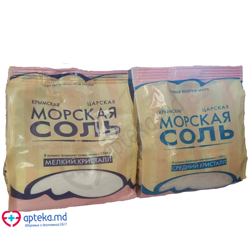 Соль морская Сакская 1 кг (пакет) Соль морская Сакская 1 кг (пакет)