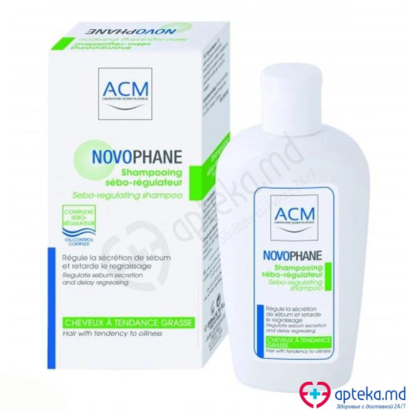 sba.Novophane Seboregulator sampon 200ml sba.Novophane Seboregulator sampon 200ml