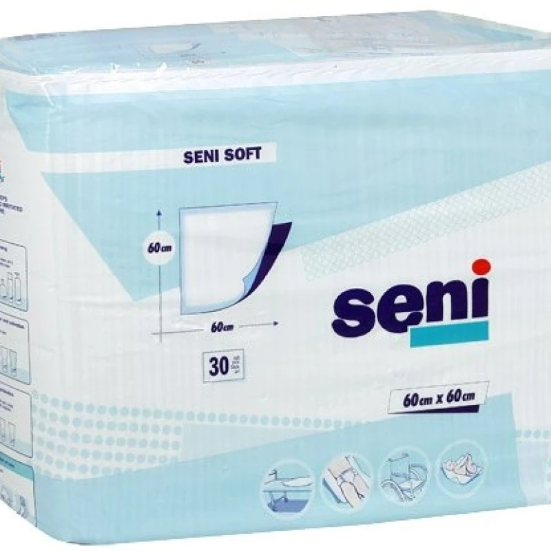 Пелёнки одноразовые Seni ECO 60 x 60 см N30 Пелёнки одноразовые Seni ECO 60 x 60 см N30