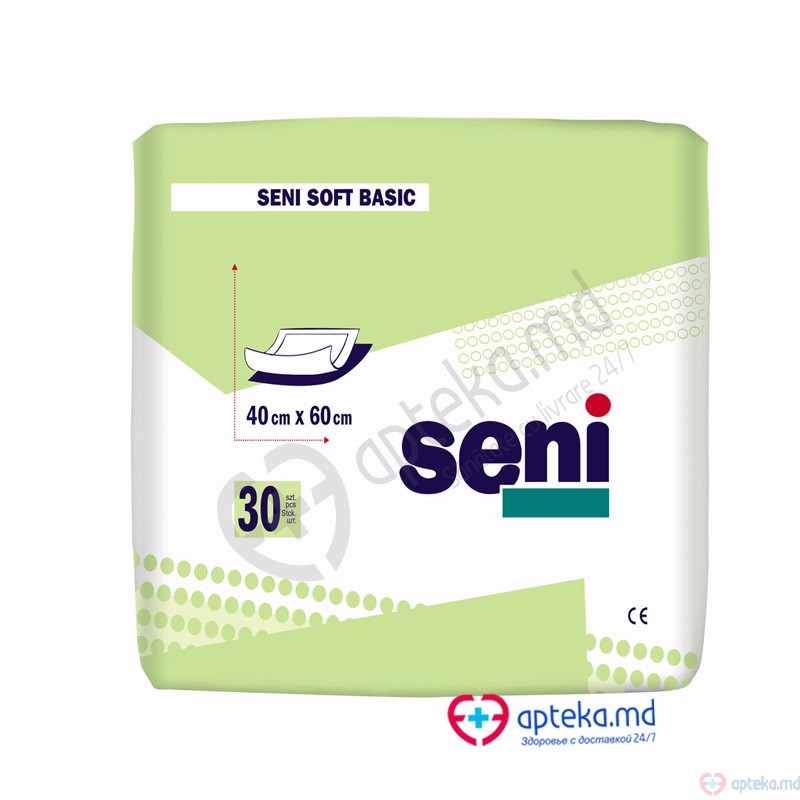 Pelinci de unica folosinta igienice Seni Soft Basic 40x60 №30