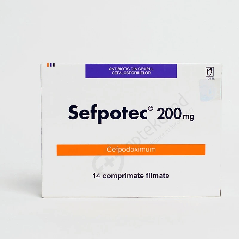 Сефпотек, таб п/о 200мг, N7x2 Сефпотек, таб п/о 200мг, N7x2