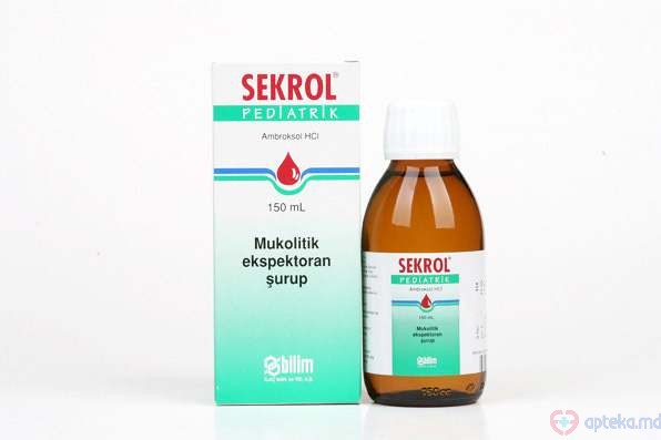 Sekrol Pediatric sirop 15 mg/5 ml 150 ml N1