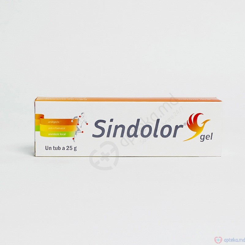 Sindolor gel 5 mg + 5 mg + 20 mg/g 25 g N1