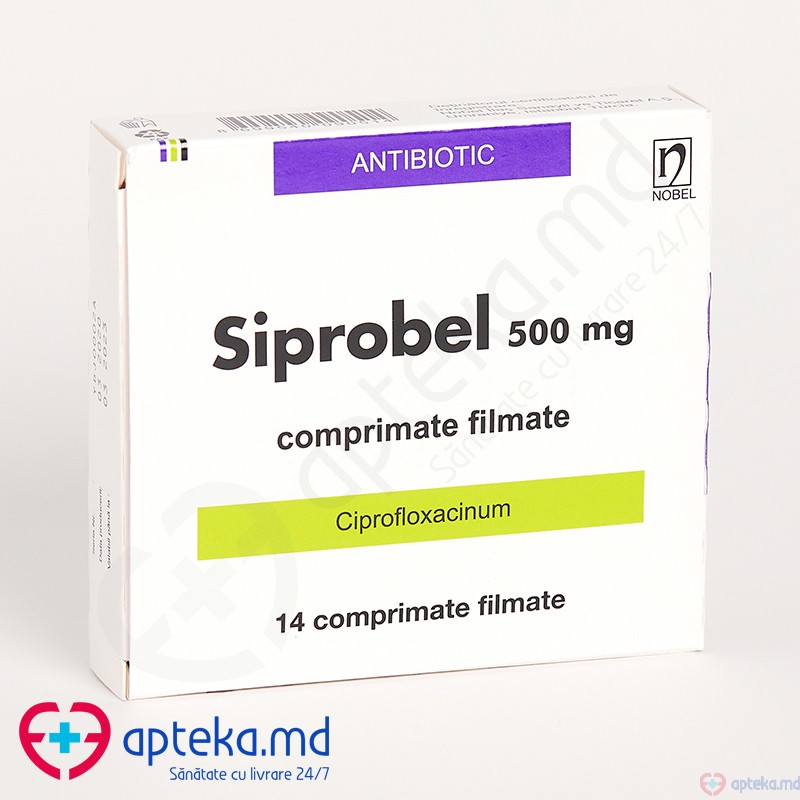 Siprobel comprimate filmate 500 mg N14