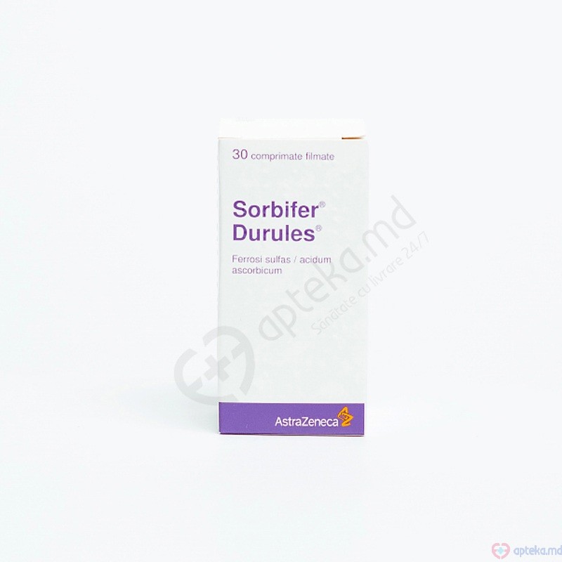 Sorbifer Durules comp. film. 320 mg + 60 mg N30