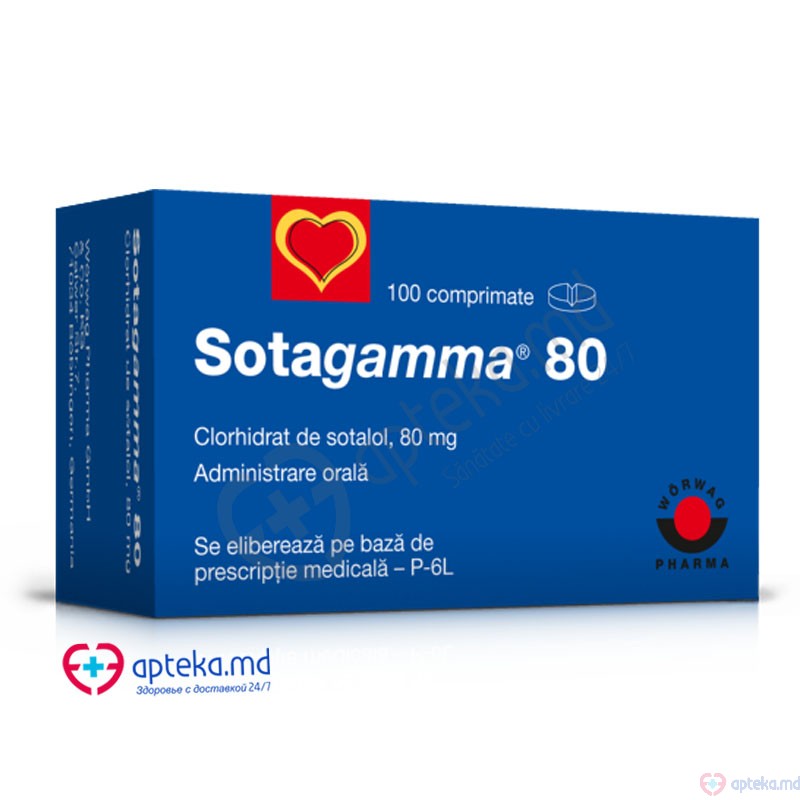 Sotagamma 80 comp. 80 mg N10x10